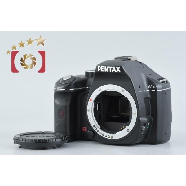 【中古】PENTAX ペンタックス K-x ダブルズームレンズキット ブラック シャッター回数僅少 ペンタックス 【中古】PENTAX K-x ブラック デジタル一眼レフカメラ
