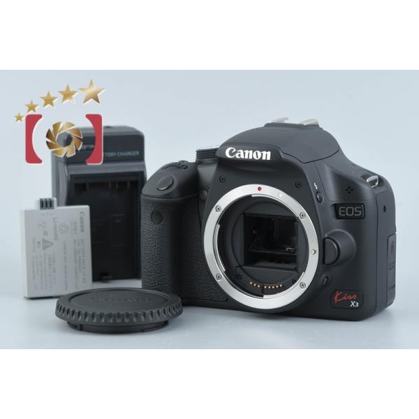 【中古】Canon キヤノン EOS Kiss X3 デジタル一眼レフカメラ シャッター回数僅少 キヤノン（Canon） 【中古】Canon EOS Kiss X3 デジタル一眼レフカメラ