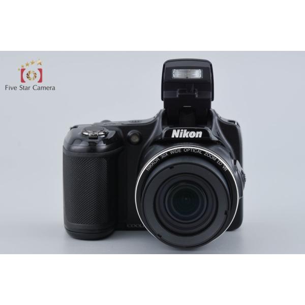 �y���ÁzNikon �j�R�� COOLPIX L820 �u���b�N �R���p�N�g�f�W�^���J���� ���i�摜1