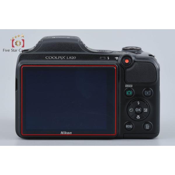 �y���ÁzNikon �j�R�� COOLPIX L820 �u���b�N �R���p�N�g�f�W�^���J���� ���i�摜2
