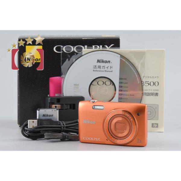 ニコン（Nikon） 【中古】Nikon COOLPIX S3500 アプリコットオレンジ