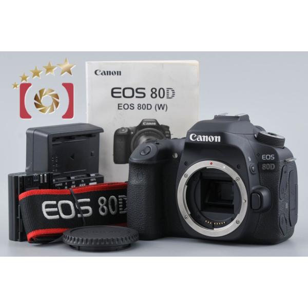 Canon キヤノン 【中古】EOS 80D EF-S デジタル一眼レフカメラ キヤノン（Canon） 【中古】Canon EOS 80D デジタル一眼レフカメラ