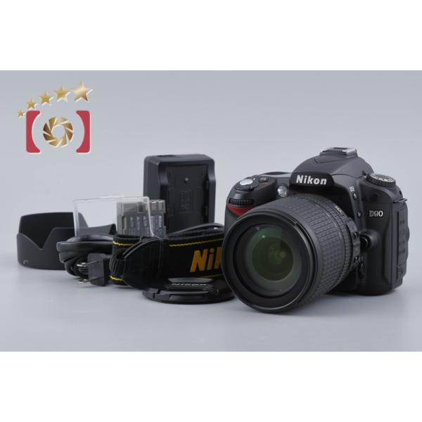 【中古】Nikon ニコン D90 AF-S DX NIKKOR 18-105mm G VR レンズキット シャッター回数僅少 ニコン（Nikon） 【中古】Nikon D90 AF-S DX NIKKOR 18-105mm G VR