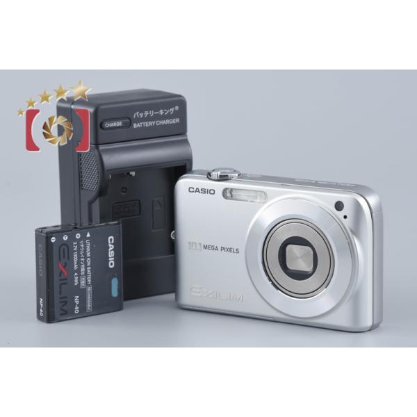 動作◯ CASIO EXILIM ZOOM デジカメ EX-Z1050 シルバー CASIO（カシオ） 【中古】Casio EXILIM ZOOM EX-Z1050 シルバー