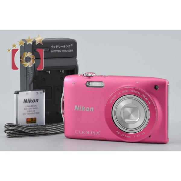 ニコン（Nikon） 【中古】Nikon COOLPIX S3300 ストロベリーピンク
