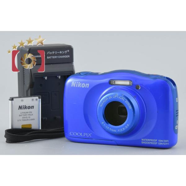 Nikon Coolpix W100 デジカメ　中古品 ニコン（Nikon） 【中古】Nikon COOLPIX W100 ブルー コンパクト
