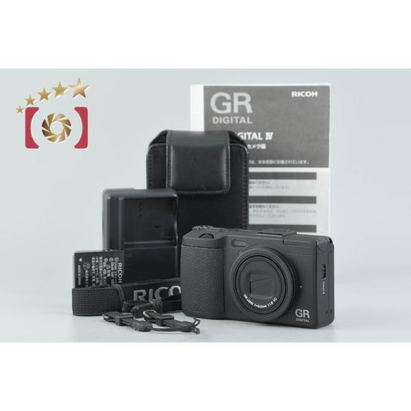 リコー（RICOH） 【中古】RICOH GR DIGITAL IV ブラック コンパクト