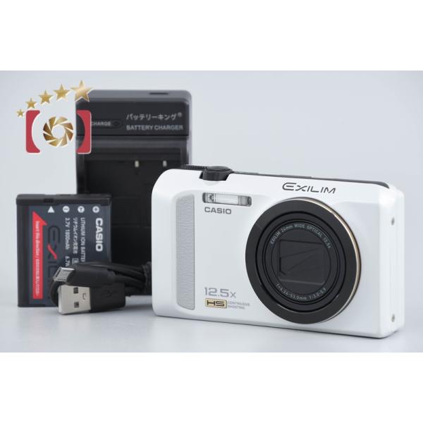カシオ CASIO EXILIM EX-ZR200コンデジ ホワイト中古品 CASIO（カシオ） 【中古】Casio EXILIM EX-ZR200 ホワイト コンパクト