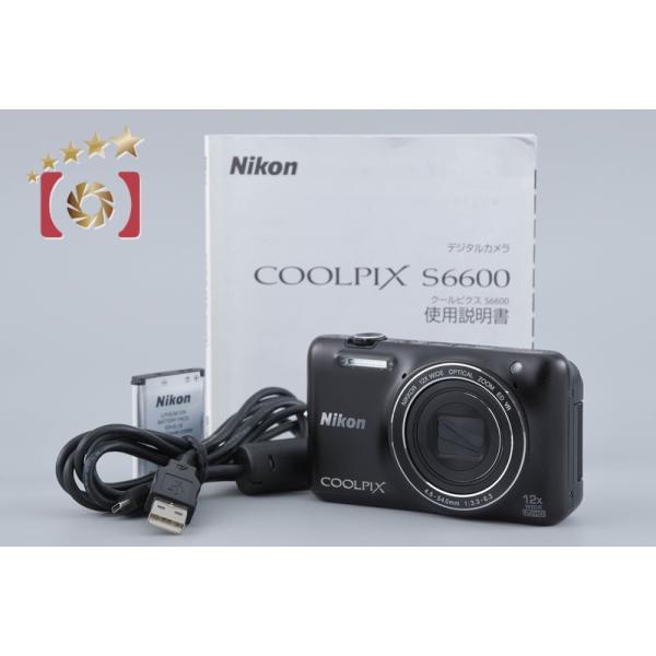 ニコン（Nikon） 【中古】Nikon COOLPIX S6600 ブラック コンパクト