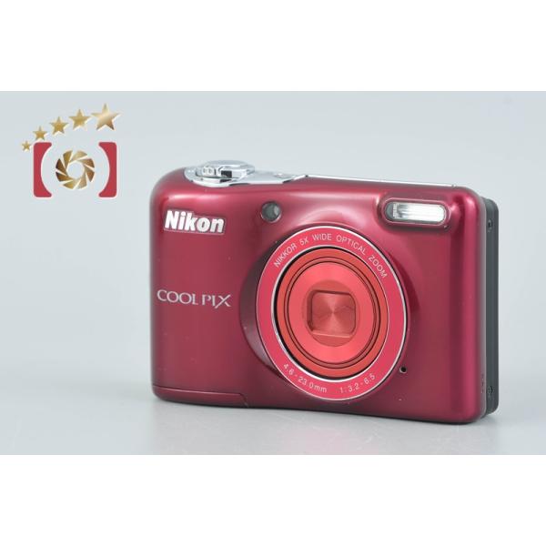 ニコン（Nikon） 【中古】Nikon COOLPIX L30 レッド コンパクト