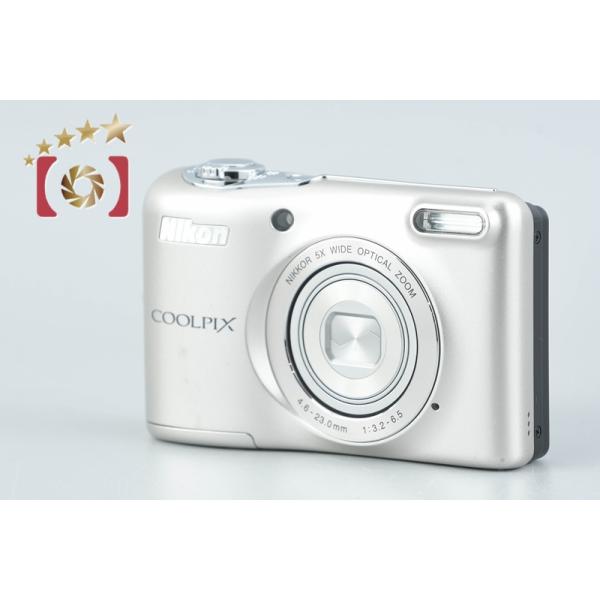 実写美⭕️【動作確認済】 Nikon COOLPIX L32 シルバー ニコン（Nikon） 【中古】Nikon COOLPIX L32 シルバー コンパクト
