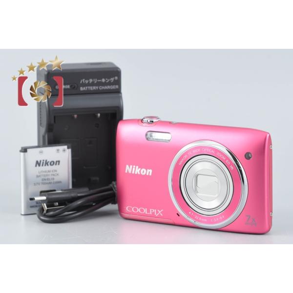 ニコン（Nikon） 【中古】Nikon COOLPIX S3500 ストロベリーピンク