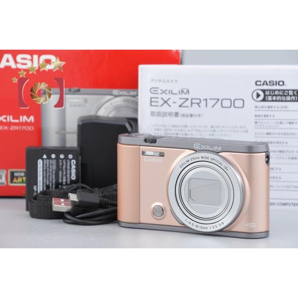 カシオ　ex-zr 1700　美品ゴールド CASIO（カシオ） 【中古】CASIO HIGH SPEED EXILIM EX-ZR1700 ゴールド