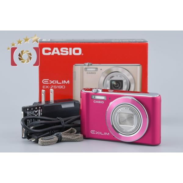 CASIO EXILIM EX-ZS190 ピンク 動作確認済 美品 デジタルカメラ