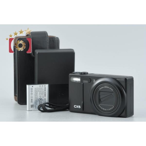 ★リコーRICOH CX5 ブラック リコー（RICOH） 【中古】RICOH CX5 ブラック コンパクトデジタル