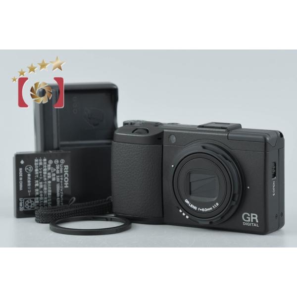 【中古】RICOH リコー GR DIGITAL III コンパクトデジタルカメラ シャッター回数僅少 リコー（RICOH） 【中古】RICOH GR DIGITAL III コンパクトデジタル