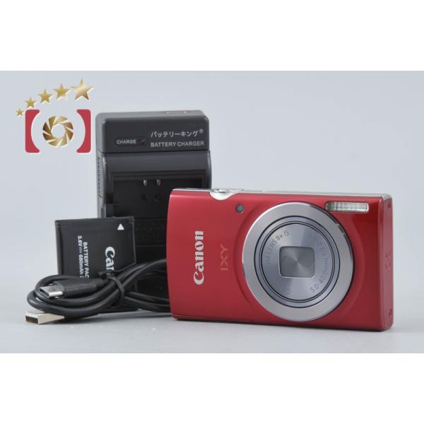 Canon IXY160 コンパクトデジタルカメラ 赤色 本体中古品 キヤノン（Canon） 【中古】Canon IXY 160 レッド コンパクトデジタル