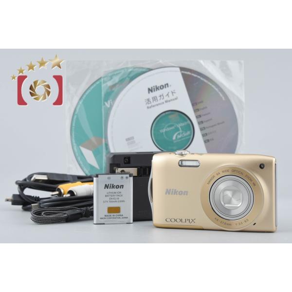 ニコン（Nikon） 【中古】Nikon COOLPIX S3300 スイートゴールド
