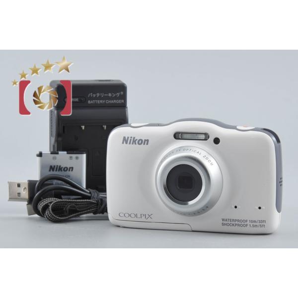 ニコン（Nikon） 【中古】Nikon COOLPIX S32 ホワイト コンパクト