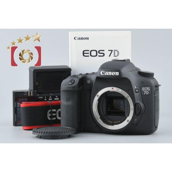 Canon EOS 7D 本体 + 付属品　極上美品 ショット数少い値下しました キヤノン（Canon） 【中古】Canon EOS 7D デジタル一眼レフカメラ