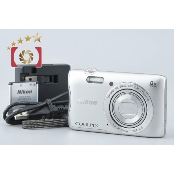 ニコン（Nikon） 【中古】Nikon COOLPIX S3700 シルバー コンパクト