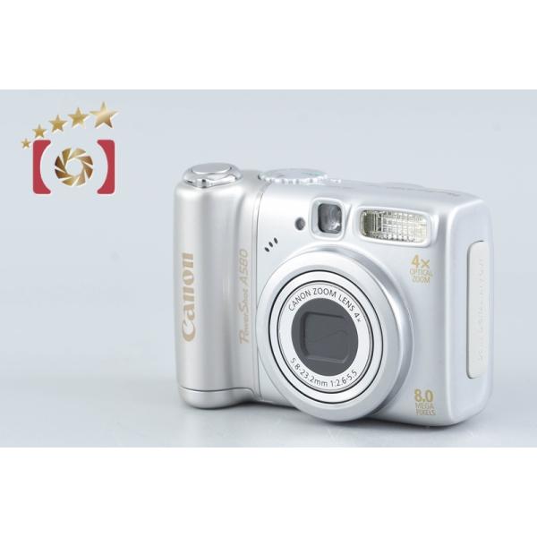 ⭐️美品⭐️ キヤノン CANON PowerShot A580 コンデジ キヤノン（Canon） 【中古】Canon PowerShot A580 コンパクトデジタル