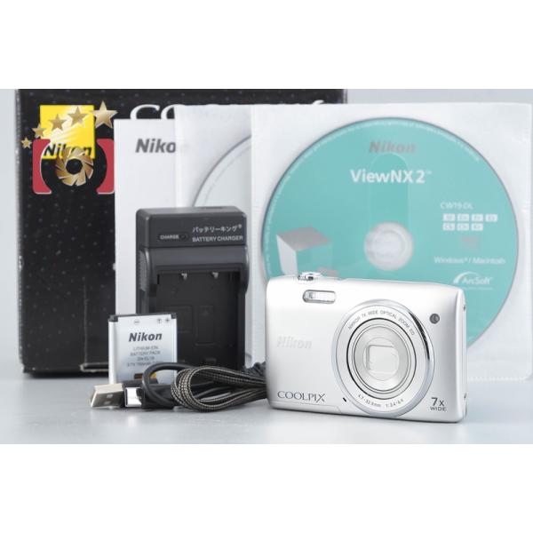 Nikon COOLPIX S3400 シルバー コンデジ ニコン ニコン（Nikon） 【中古】Nikon COOLPIX S3400 クリスタルシルバー