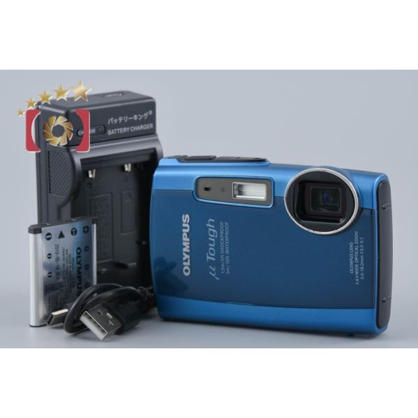 【動作確認済み】OLYMPUS μ TOUGH-3000 オリンパス（OLYMPUS） 【中古】OLYMPUS μ TOUGH-3000 ブルー