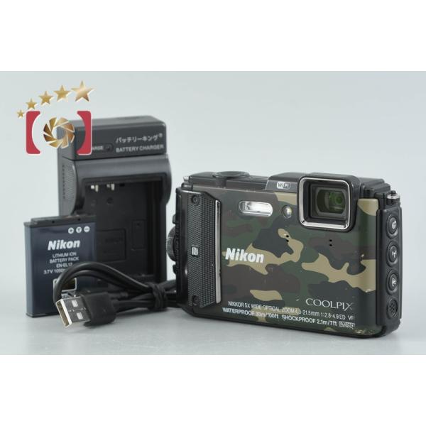 【中古】 Nikon ニコン デジタルカメラ COOLPIX AW130 カムフラージュグリーン ニコン（Nikon） 【中古】Nikon COOLPIX AW130 カムフラージュグリーン