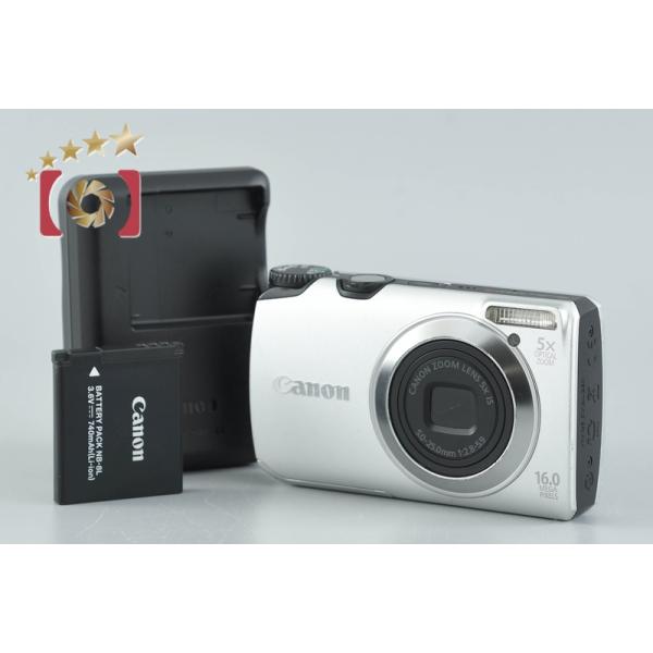 【動作確認済】Canon キャノン パワーショット A3300ISコンデジ 希少 キヤノン（Canon） 【中古】Canon PowerShot A3300 IS シルバー