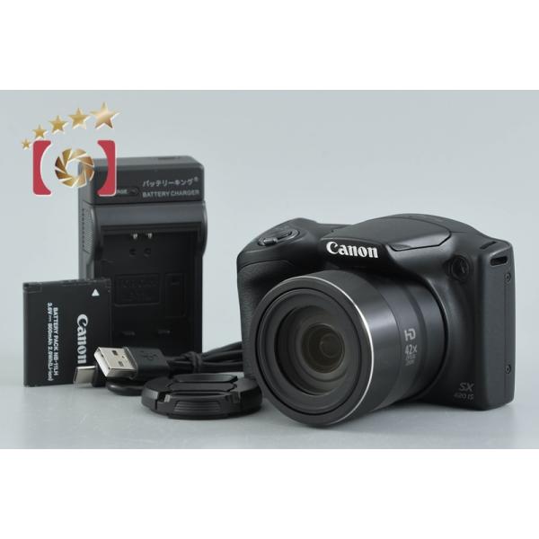 【中古】Canon キヤノン PowerShot SX420 IS ブラック コンパクトデジタルカメラ