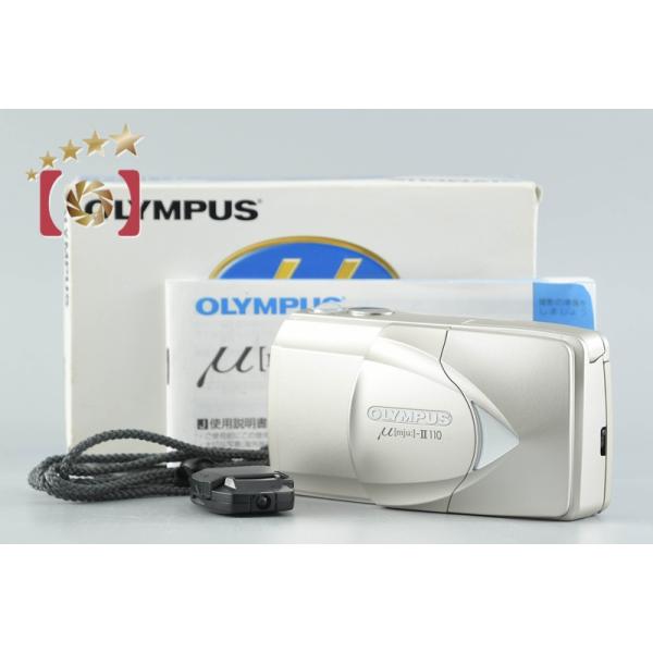【中古】OLYMPUS オリンパス μ[mju:]-II ミューII 110 コンパクトフィルムカメラ 元箱付き