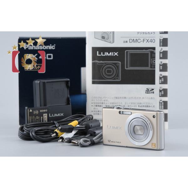 【美品】Panasonic LUMIX DMC-FX40 ゴールド Panasonic（パナソニック） 【中古】Panasonic LUMIX DMC-FX40