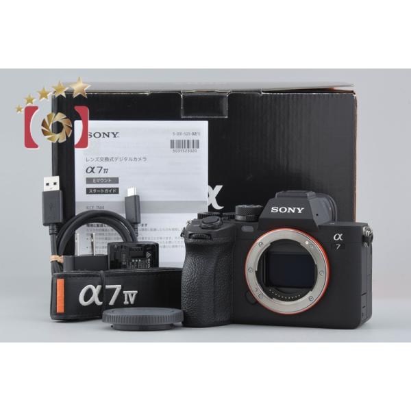 【中古】SONY α7IV ILCE-7M4本体 ボディ　ミラーレス一眼 SONY（ソニー） 【中古】SONY α7IV ILCE-7M4 ミラーレス一眼カメラ 元