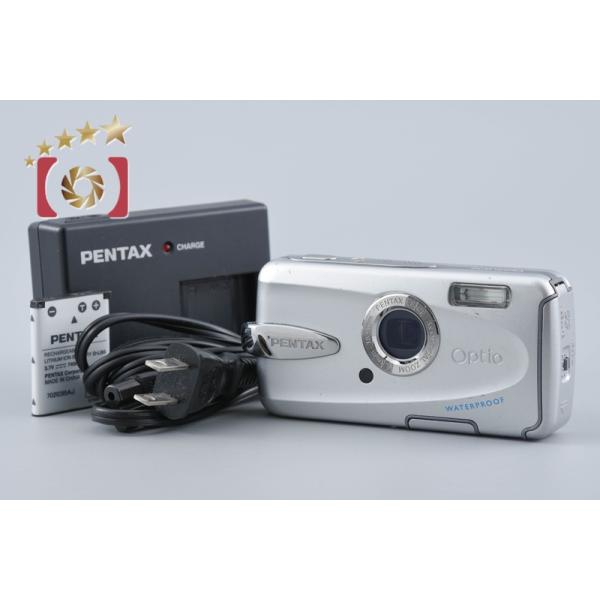 ペンタックス 【中古】PENTAX Optio W30 シルバー 防水デジタルカメラ