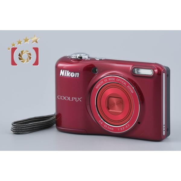 ニコン（Nikon） 【中古】Nikon COOLPIX L28 レッド コンパクト 