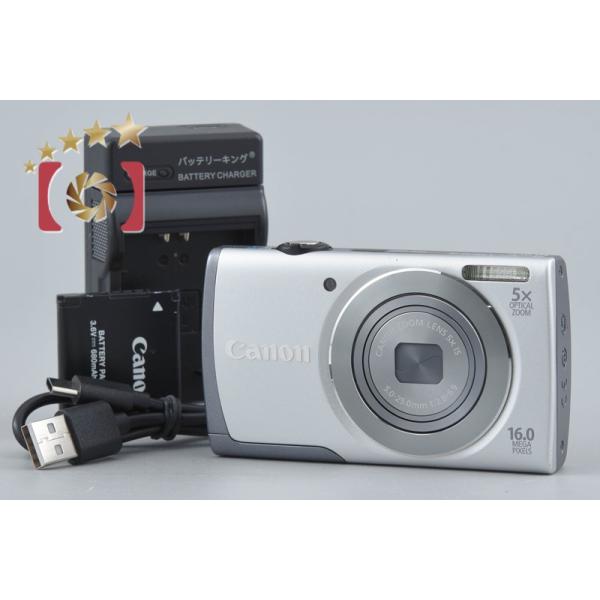 Canon PowerShot A3500 IS コンパクトデジタルカメラ　中古 キヤノン（Canon） 【中古】Canon PowerShot A3500 IS シルバー