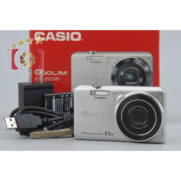CASIO（カシオ） 【中古】CASIO EXILIM EX-ZS35 シルバー コンパクト