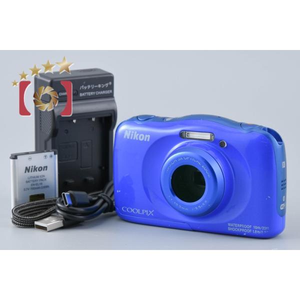 ニコン（Nikon） 【中古】Nikon COOLPIX W100 ブルー コンパクト