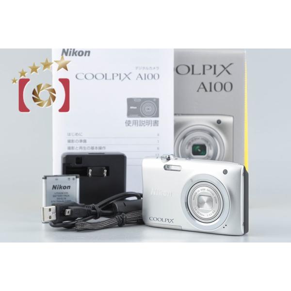 ニコン（Nikon） 【中古】Nikon COOLPIX A100 シルバー コンパクト