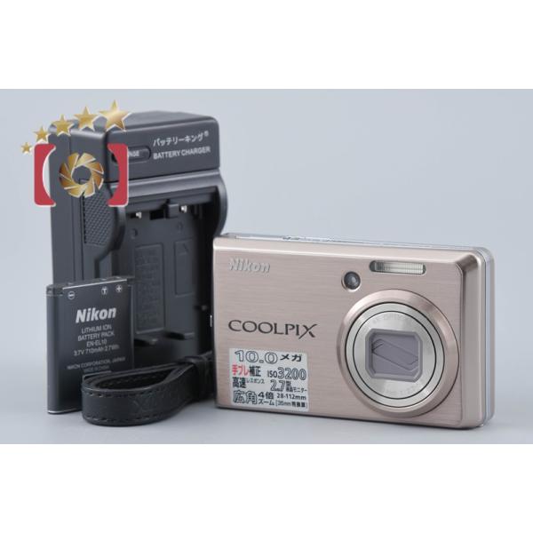 ニコン（Nikon） 【中古】Nikon COOLPIX S600 ピンクゴールド