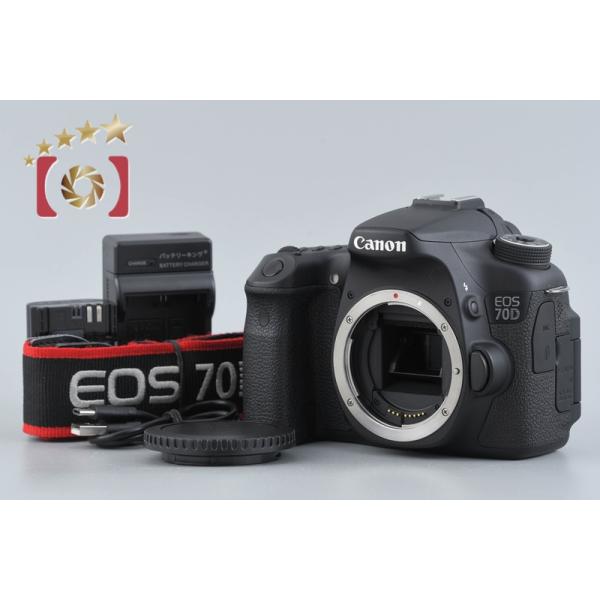 ま*り様 Canon EOS 70D シャッター回数755回一眼レフカメラセット キヤノン（Canon） 【中古】Canon EOS 70D デジタル一眼レフカメラ
