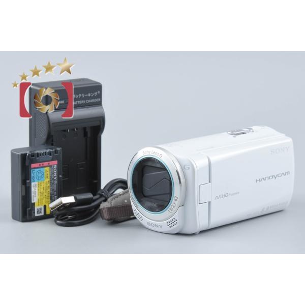 カメラ 【美品】SONY HDR-CX270V ホワイト ビデオカメラ ソニー