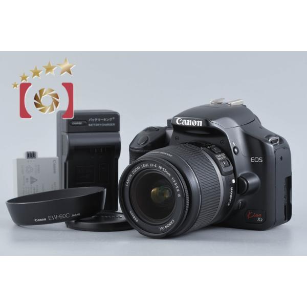 【中古】Canon キヤノン EOS Kiss X2 レンズキット シャッター回数僅少