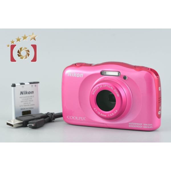 【未使用級】Nikon COOLPIX W100 デジカメ ピンク ニコン（Nikon） 【中古】Nikon COOLPIX W100 ピンク コンパクト