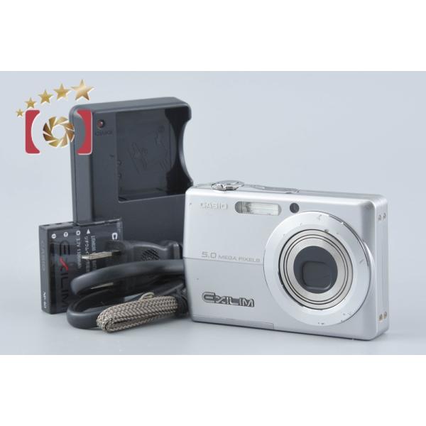 【中古】Casio カシオ EXILIM ZOOM EX-Z500 シルバー コンパクトデジタルカメラ