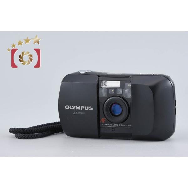 オリンパス（OLYMPUS） 【中古】OLYMPUS μ[mju:] ブラック コンパクト