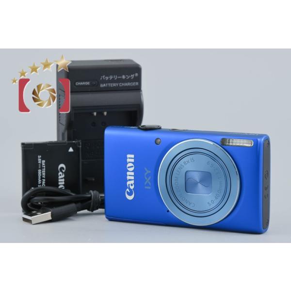 【中古】Canon キヤノン IXY 100F ブルー コンパクトデジタルカメラ