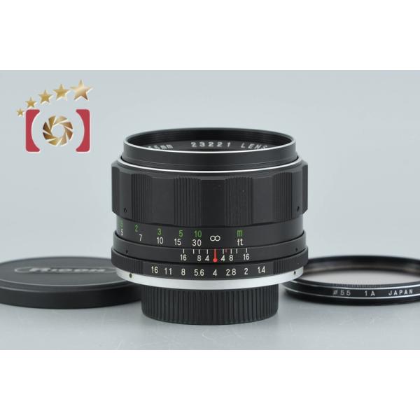 【中古】RICOH リコー AUTO RIKENON 55mm f/1.4 M42マウント