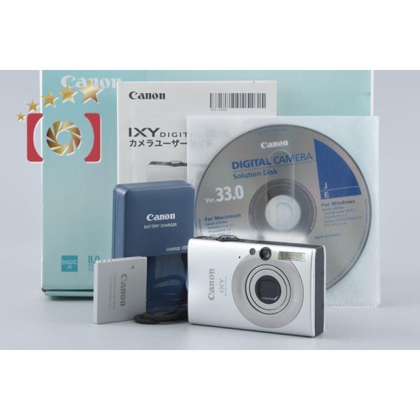 美品 Canon IXY DIGITAL 20 IS シルバー　オールドコンデジ キヤノン（Canon） 【中古】Canon IXY Digital 20 IS シルバー